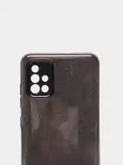 Черный чехол Samsung Galaxy A51, Самсунг Галакси А51 с защитой камеры, блестящий