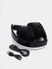 Черный большие наушники игровые с микрофоном/Игровая гарнитура/Компьютерные игровые наушники