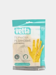 Перчатки резиновые желтые