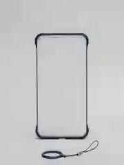 Синий чехол для Apple iPhone 7 Plus / 8 Plus, прозрачный с держателем