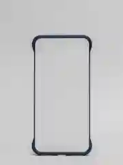 Синий чехол для Apple iPhone 7 Plus / 8 Plus, прозрачный с держателем