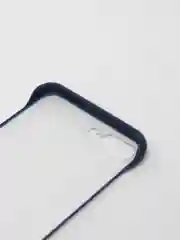 Синий чехол для Apple iPhone 7 Plus / 8 Plus, прозрачный с держателем