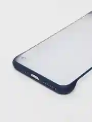 Синий чехол для Apple iPhone 7 Plus / 8 Plus, прозрачный с держателем