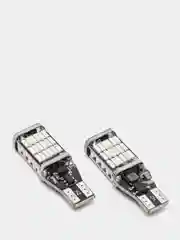 Красный светодиодные LED лампы 45 smd T15 в поворотники и стоп-сигнал авто, 2 шт