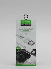 USB кабель GFUZ с выходом Lightning для зарядки и передачи данных, до 2.4А