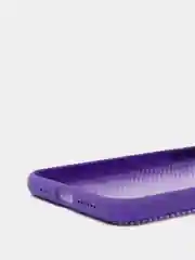 Фиолетовый чехол iPhone Xs Max пластиковый+силиконовый в сетку