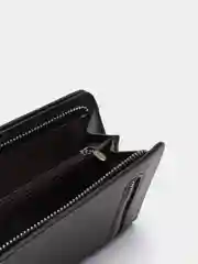 Черный мужское классическое портмоне Baellerry Side