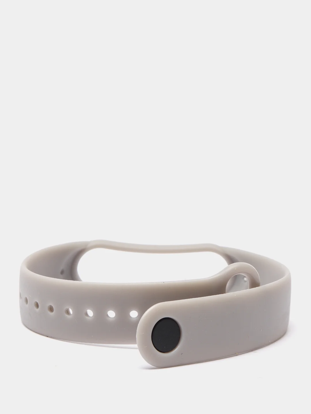 Серый силиконовый ремешок для Xiaomi Mi Band 5, Mi Band 6, ми банд 5/6