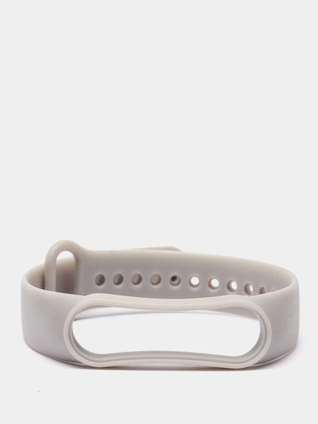 Серый силиконовый ремешок для Xiaomi Mi Band 5, Mi Band 6, ми банд 5/6