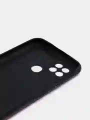 Красный чехол для Realme C21 силиконовый, имитация кожи