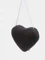 Угольный спонж для умывания конняку, конжаковый спонж для умывания Сердце