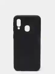 Угольный чехол Samsung Galaxy A40, Самсунг Галакси А40 черный силиконовый