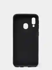 Угольный чехол Samsung Galaxy A40, Самсунг Галакси А40 черный силиконовый