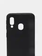 Угольный чехол Samsung Galaxy A40, Самсунг Галакси А40 черный силиконовый