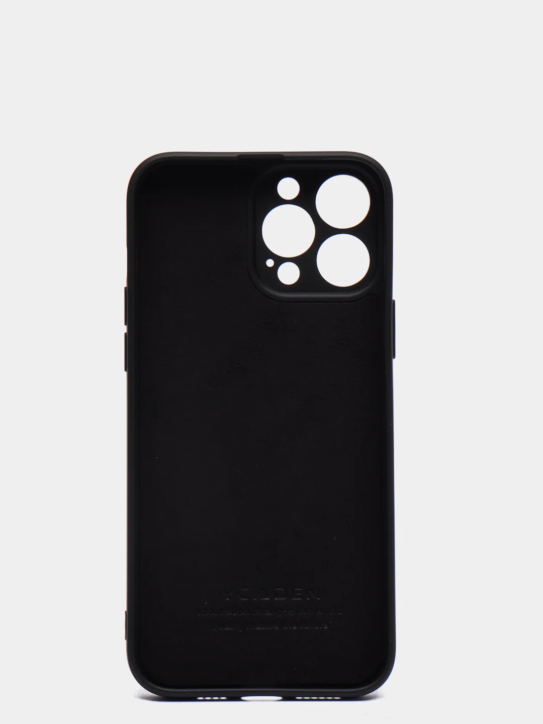Черный чехол на айфон (iPhone) 13 / 13 Pro / 13 Pro Max силиконовый про макс