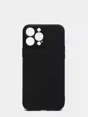 Черный чехол на айфон (iPhone) 13 / 13 Pro / 13 Pro Max силиконовый про макс