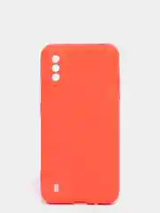 Оранжевый чехол Samsung Galaxy A01 / M01, Галакси А01 / М01 чехол силиконовый рифленый