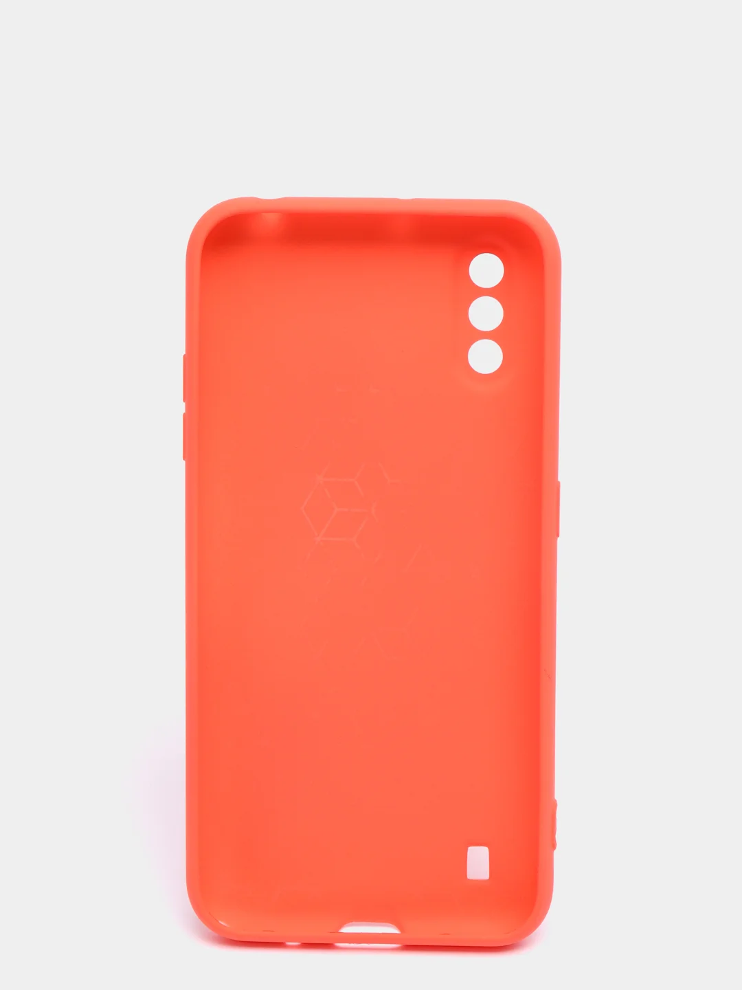 Оранжевый чехол Samsung Galaxy A01 / M01, Галакси А01 / М01 чехол силиконовый рифленый