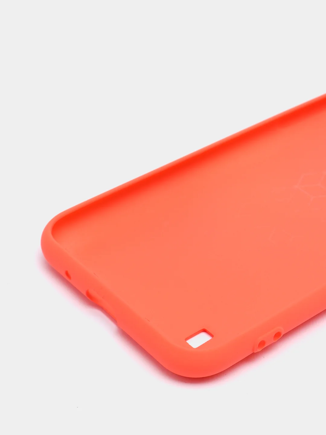 Оранжевый чехол Samsung Galaxy A01 / M01, Галакси А01 / М01 чехол силиконовый рифленый
