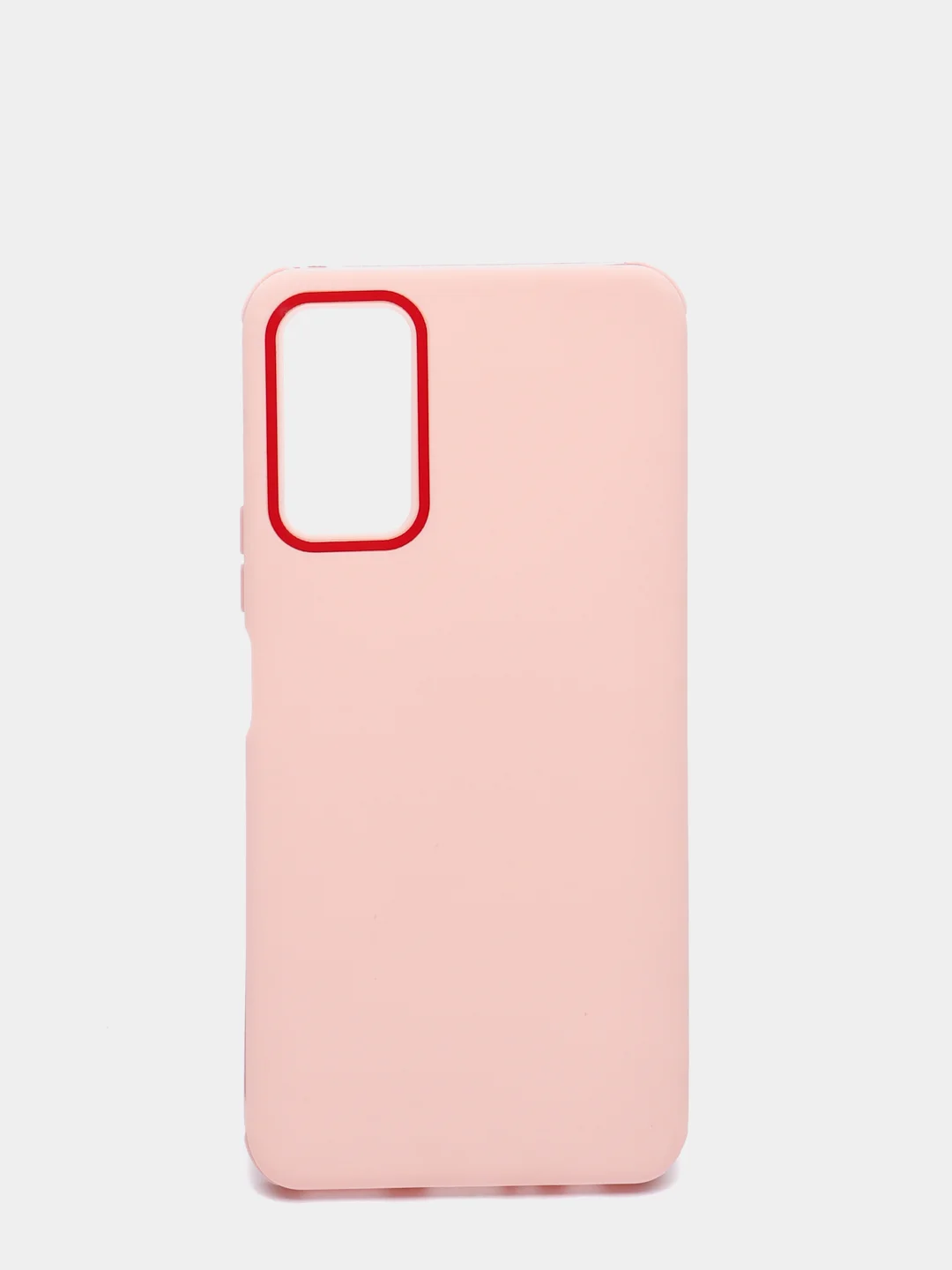 Розовый чехол усиленный с рамкой для Huawei Honor 30 Lite, силиконовый