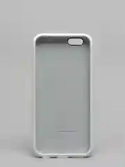 Белый cиликоновый кейс для iPhone 6, 6s, низ закрыт