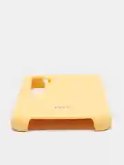 Желтый чехол силиконовый Silicone Cover Case для Xiaomi Mi CC9 Pro, Note 10
