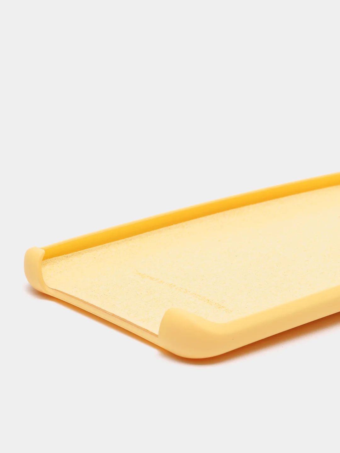 Желтый чехол силиконовый Silicone Cover Case для Xiaomi Mi CC9 Pro, Note 10