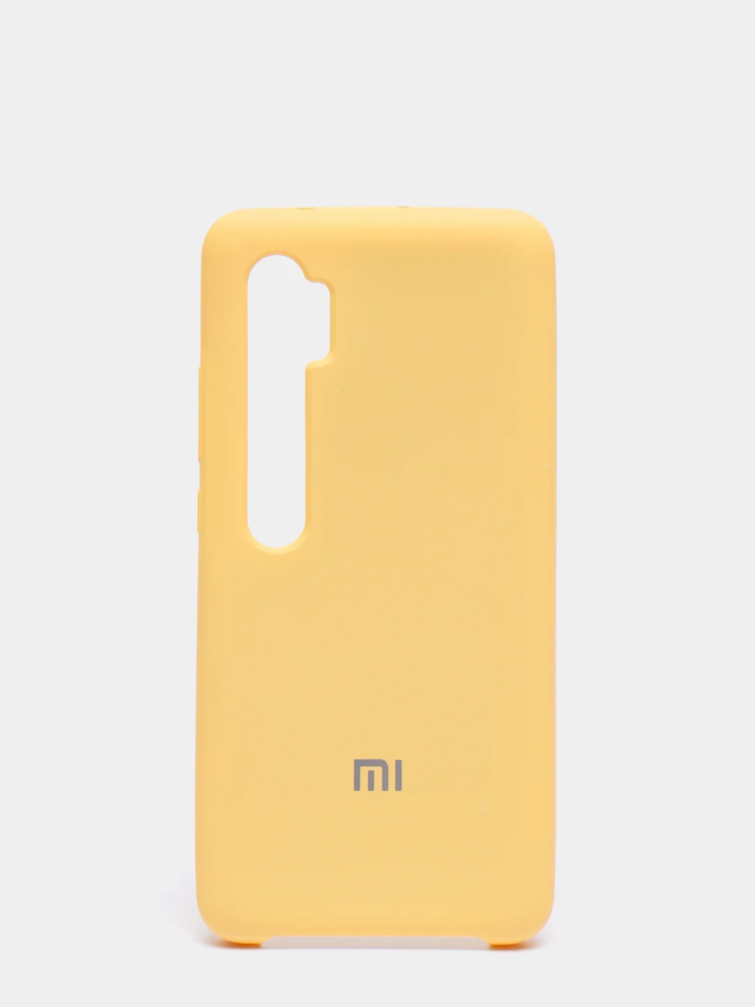 Желтый чехол силиконовый Silicone Cover Case для Xiaomi Mi CC9 Pro, Note 10
