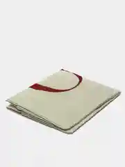 Оливковый декоративная наволочка Geometric Letters, на подушку