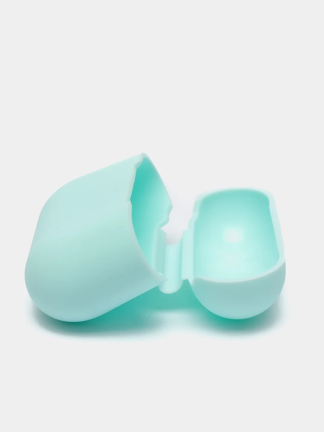 Голубой чехол для  наушников Apple Airpods 3 аирподс силиконовый