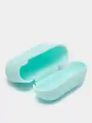 Голубой чехол для  наушников Apple Airpods 3 аирподс силиконовый