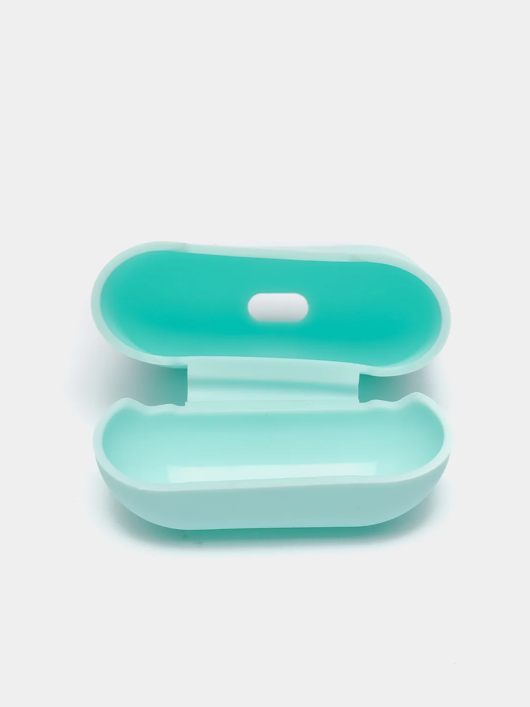 Голубой чехол для  наушников Apple Airpods 3 аирподс силиконовый