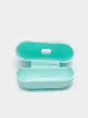 Голубой чехол для  наушников Apple Airpods 3 аирподс силиконовый