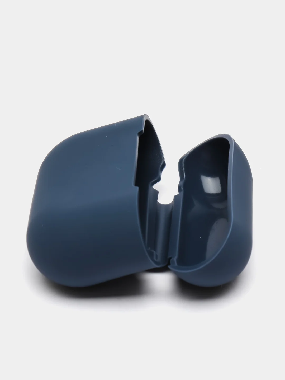 Серый чехол для  наушников Apple Airpods 3 аирподс силиконовый