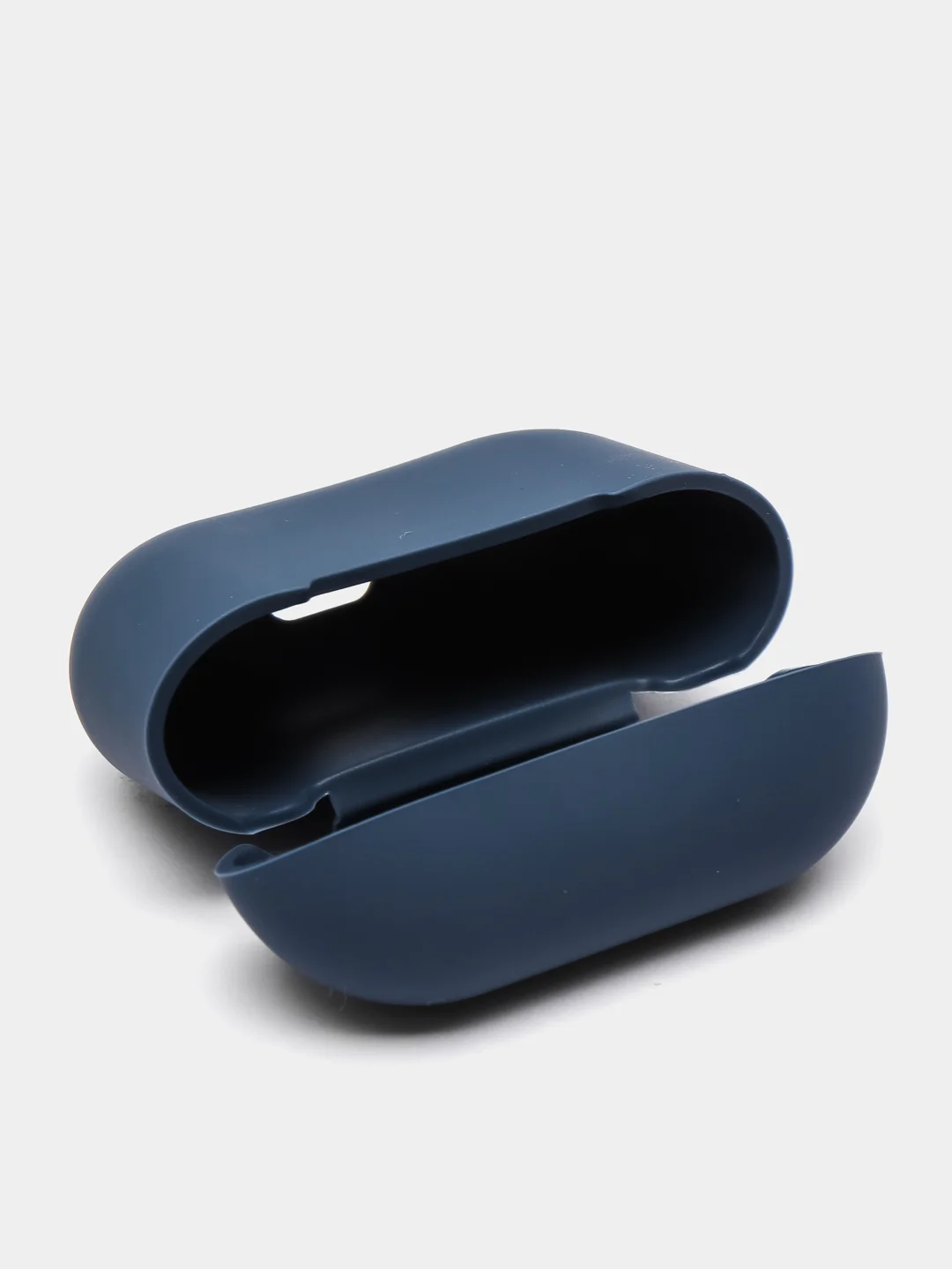 Серый чехол для  наушников Apple Airpods 3 аирподс силиконовый