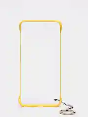 Золотой чехол для Apple iPhone 6 Plus / 6s Plus, прозрачный, с держателем