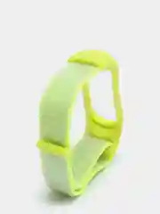 Желтый ремешок нейлоновый для Xiaomi mi band 4/5/6/7, на липучке, Сяоми ми банд