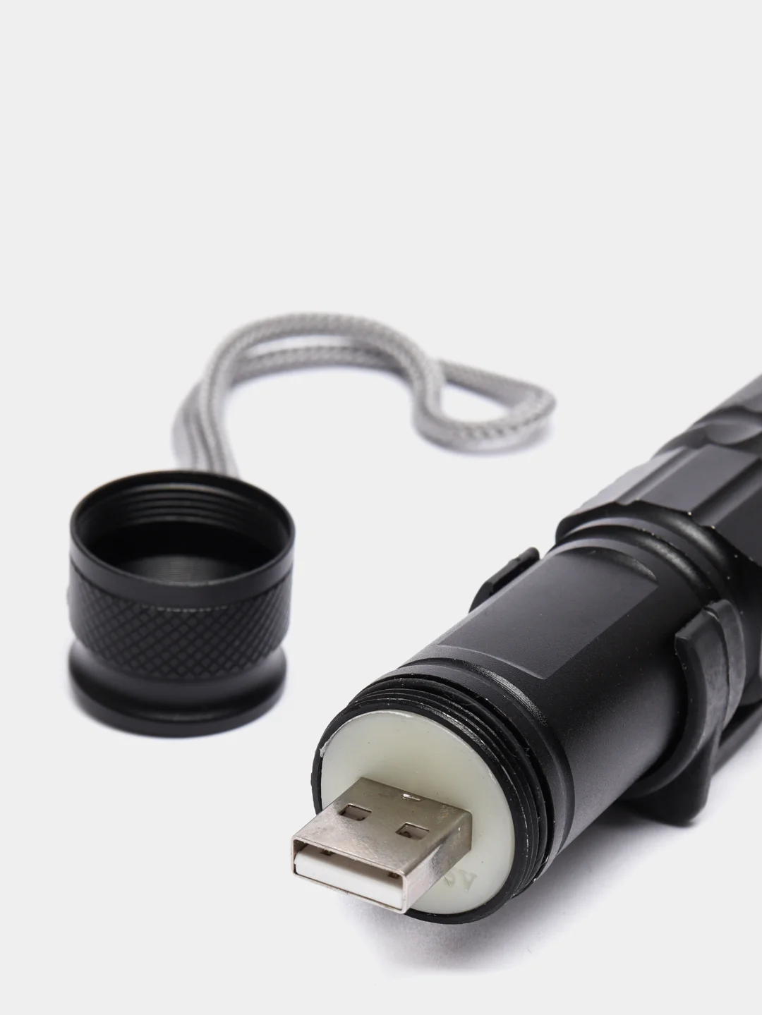 Фонарь ручной с USB зарядкой
