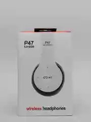 Белый беспроводные блютуз наушники P47 Wireless