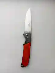 Нож автоматический, рукоятка дерево, лезвие сталь