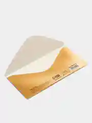 Белый конверт для денег, 16,5 х 8 см, микс