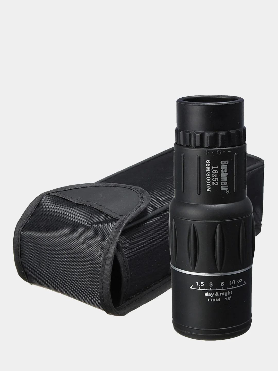 Черный бинокль 16x 52 мм, монокуляр Bushnell, монокулярный бинокль, телескоп