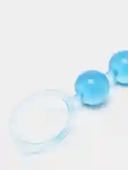 Голубой анальные бусы