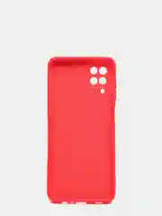 Алый чехол Samsung A12 силиконовый, матовый