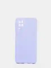 Лавандовый чехол Samsung A12 силиконовый, матовый