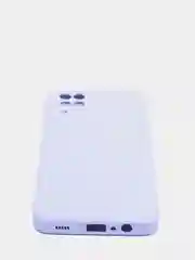 Лавандовый чехол Samsung A12 силиконовый, матовый