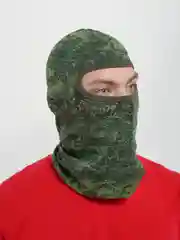 Зеленый балаклава летняя х/б
