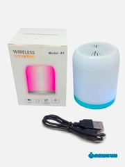 Беспроводной портативный Bluetooth-динамик, мини-плеер SPEAKER WIRELESS LED Model: A1