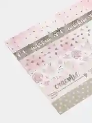 Вишнёвый тесьма, наклейки на подарки, наклейки на блокнот