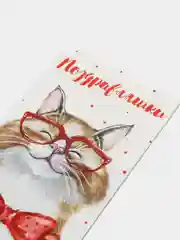 Красный конверт для денег, 16,5 х 8 см, микс